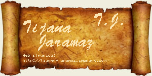 Tijana Jaramaz vizit kartica
